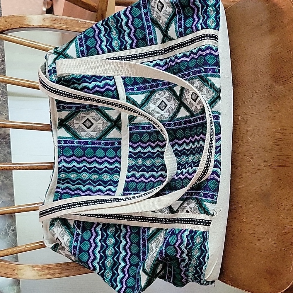 Large tote/small weekender bag or beach bag